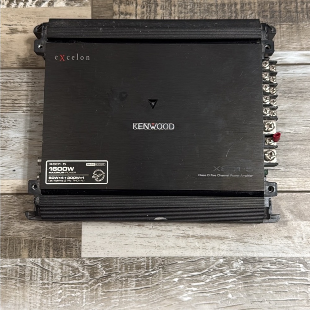 Kenwood Black Car Stereo Receiver